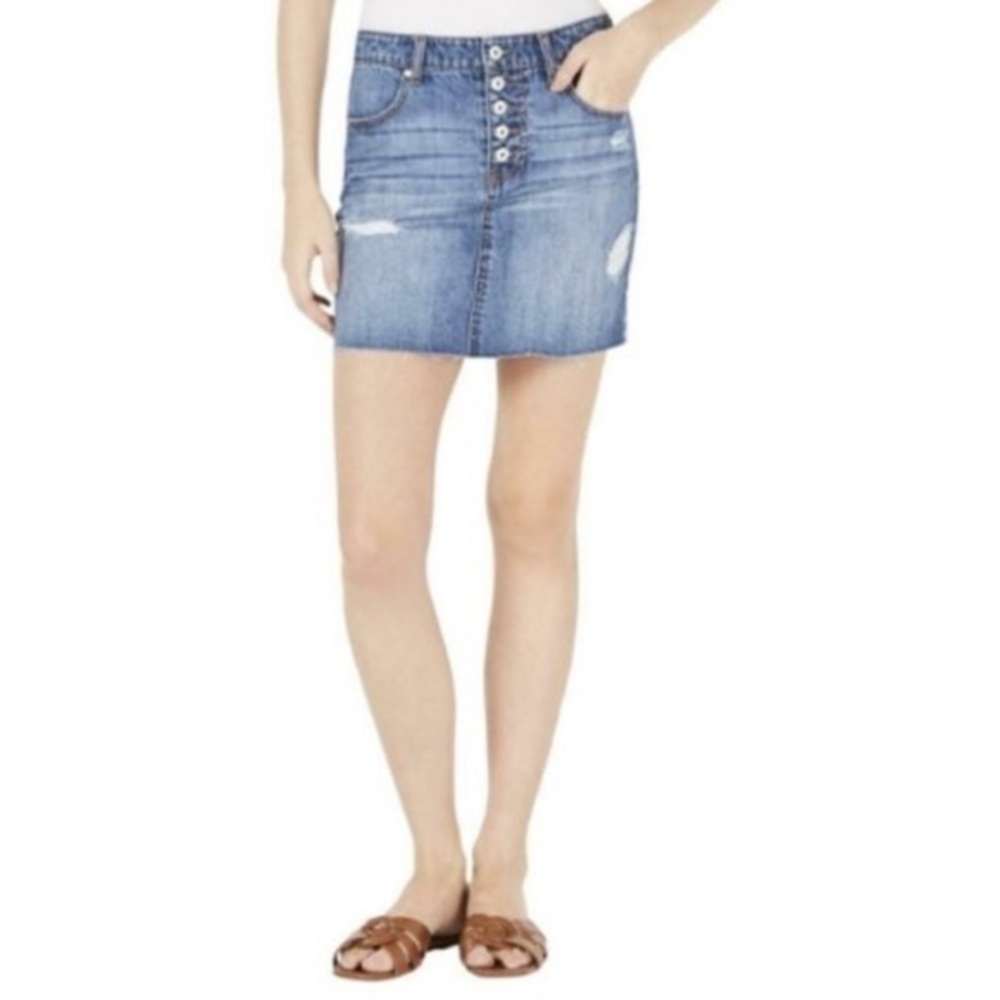 Vanilla Star Women's Denim Mini Skirt